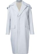08sircus Hooded Coat, Women's, Size: 0, Grey, Cotton/wool