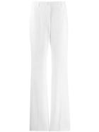 Alberta Ferretti Flared Trousers - White