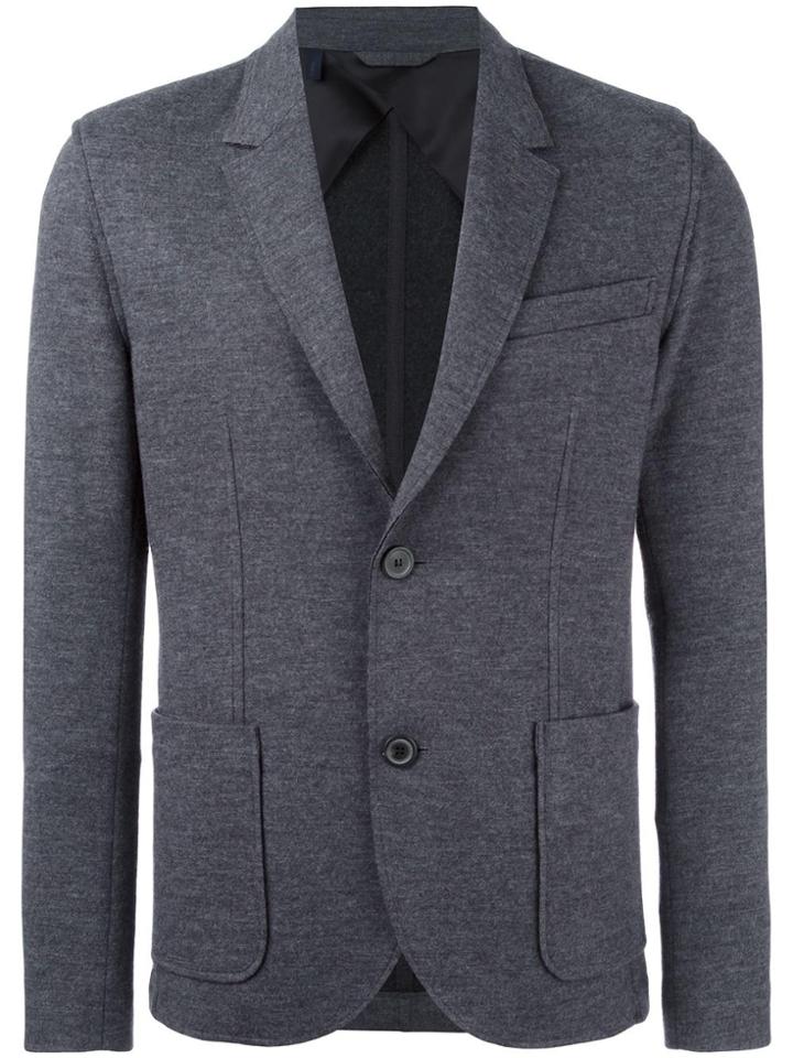 Lanvin Deconstructed Two Button Jacket - Grey