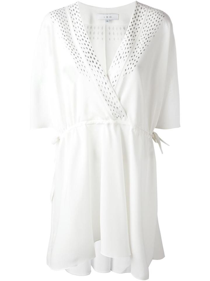 Iro Jilah Embellished Dress, Women's, Size: 38, White, Polyester