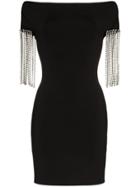 Christopher Kane Crystal Embellished Mini Dress - Black