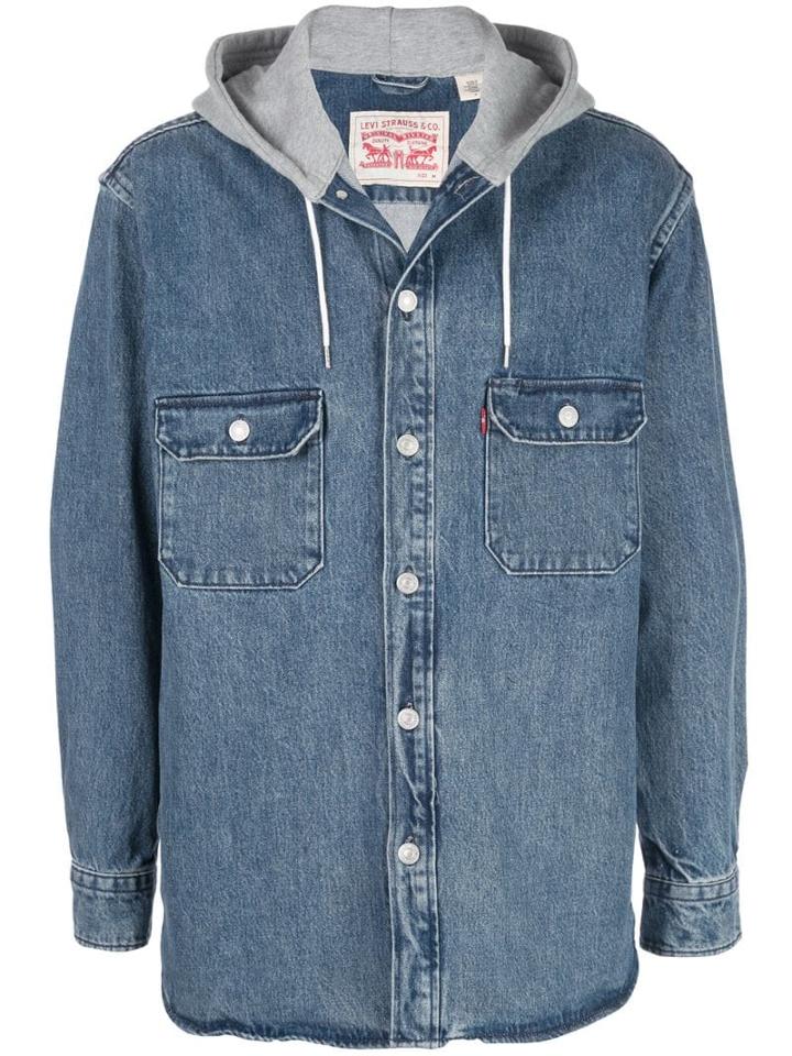 Levi's Jackson Hooded Denim Jacket - Blue