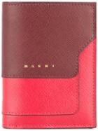 Marni Colour Block Cardholder - Red