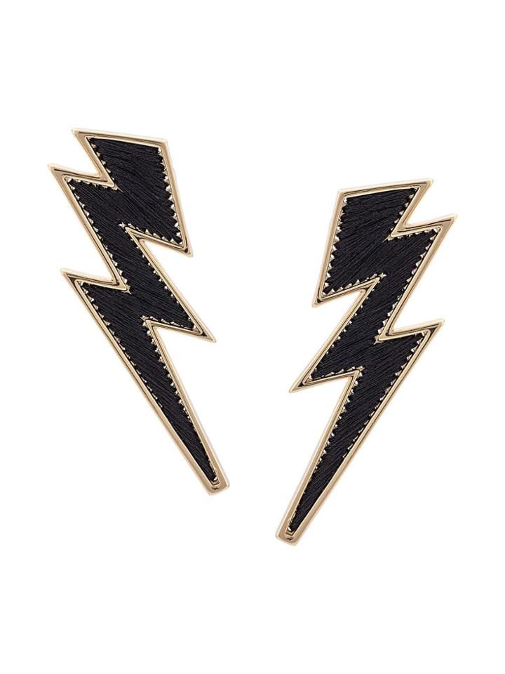 Mignonne Gavigan Bolt Earrings - Black