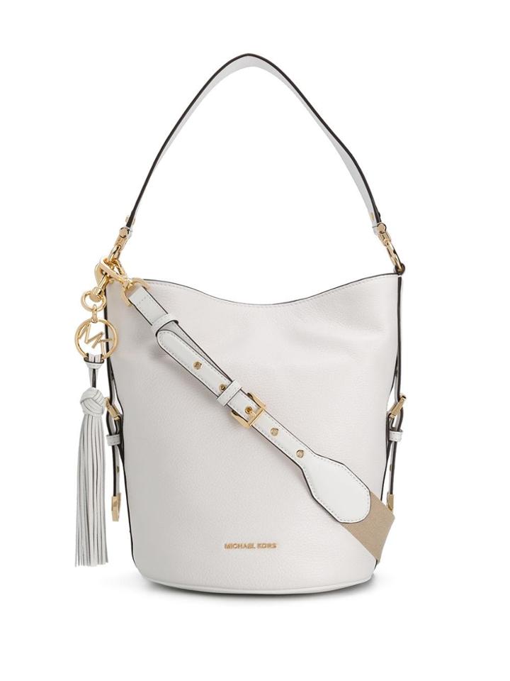 Michael Michael Kors Medium Brooke Bucket Bag - White