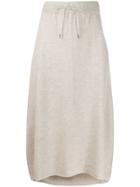 Fabiana Filippi Drawstring Waist Skirt - Grey