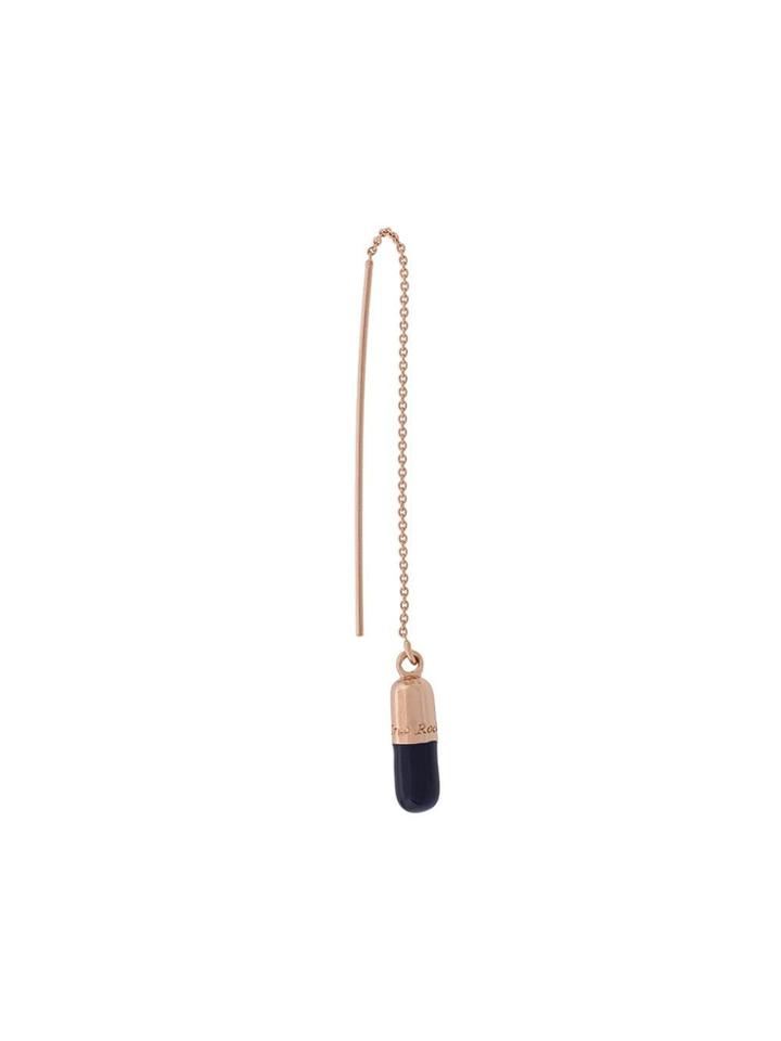 True Rocks Mini Pill Drop Earring - Gold