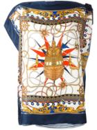 P.a.r.o.s.h. - Sestri Blouse - Women - Silk - Xs, Blue, Silk