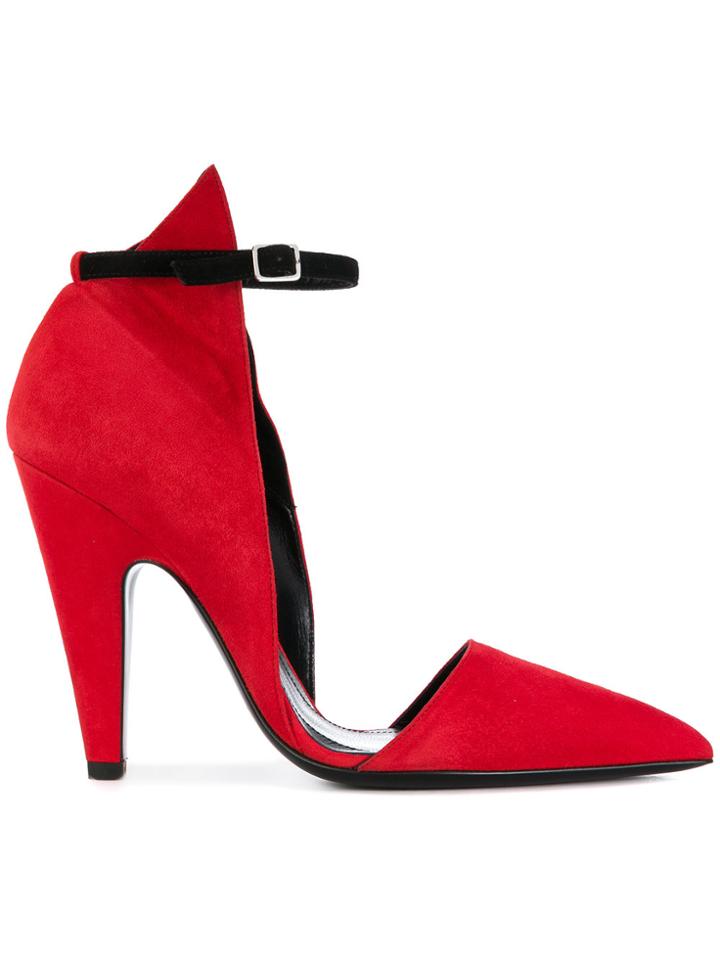 Calvin Klein 205w39nyc Graphic High Heeled Pumps - Red