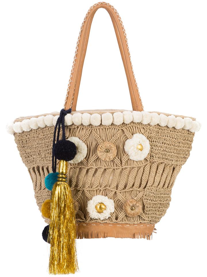 Figue Tuk Tuk Tote Bag - Brown