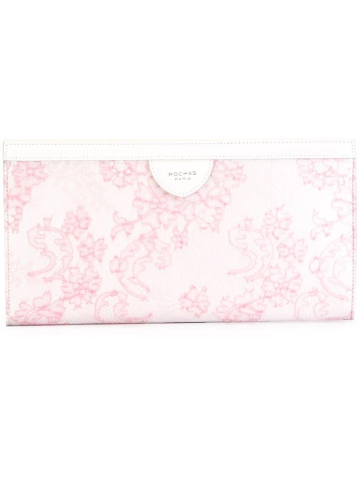 Rochas Floral Pattern Clutch
