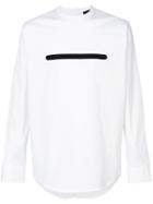 Dsquared2 - Collarless Stripe Print Shirt - Men - Cotton/spandex/elastane - S, White, Cotton/spandex/elastane