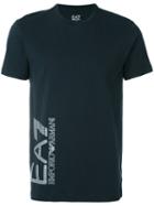 Emporio Armani - Logo Print T-shirt - Men - Cotton - Xxl, Blue, Cotton