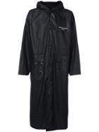 Midnight Studios - Caution Rain Jacket - Men - Nylon/pvc - One Size, Black, Nylon/pvc