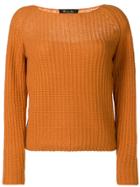 Loro Piana Long-sleeve Fitted Sweater - Yellow & Orange