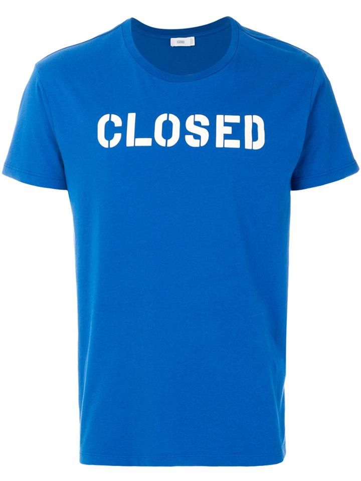 Closed Branded T-shirt - Blue