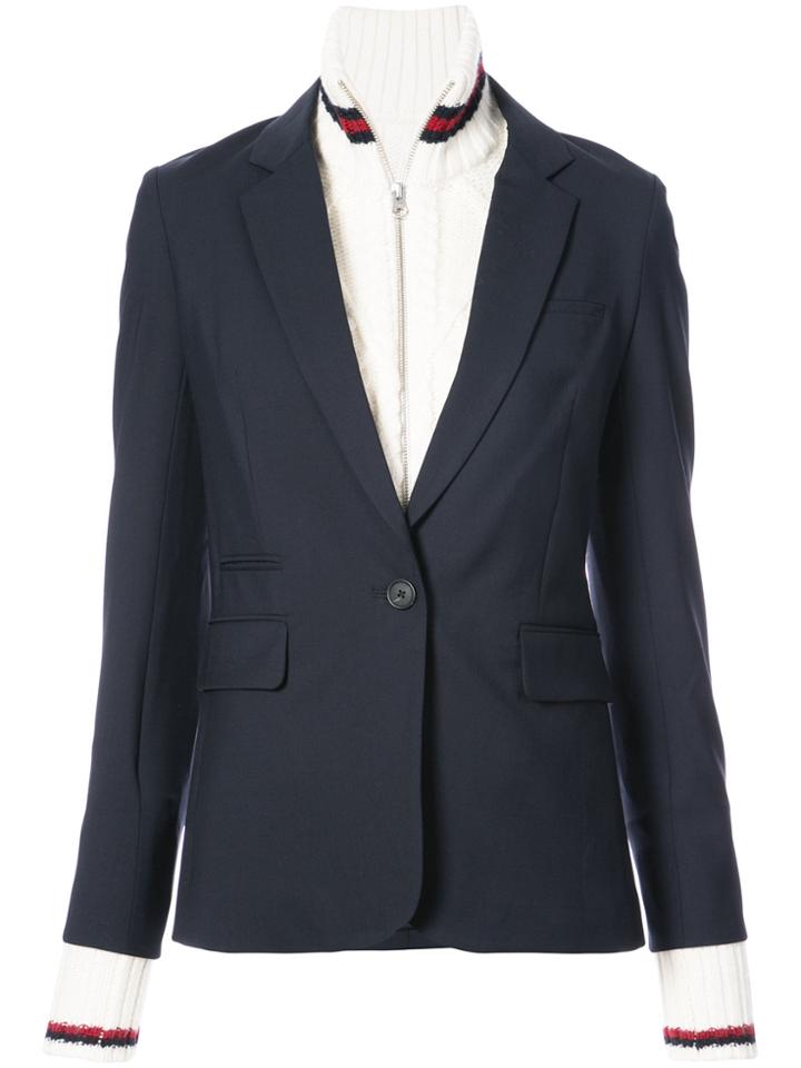 Veronica Beard Classic Fitted Blazer - Blue