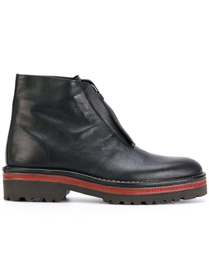 Maison Margiela Zip-up Boots - Black
