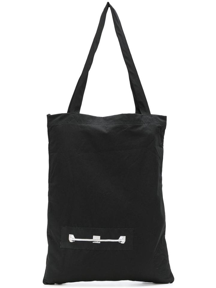 Rick Owens Drkshdw Graphic Print Tote - Black