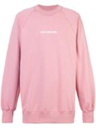 Aimé Leon Dore Logo Print Sweatshirt - Pink & Purple