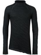 Masnada High Neck Longsleeved Pullover, Men's, Size: 46, Black, Cotton/virgin Wool