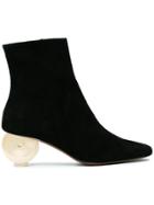 Neous Black Suede Moon 55 Ankle Boots