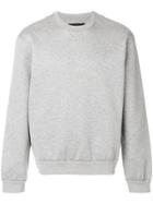 Golden Goose Deluxe Brand Embroidered Back Sweatshirt - Grey