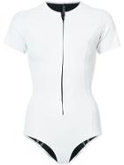 Lisa Marie Fernandez Bonded One-piece Swimsuit - White