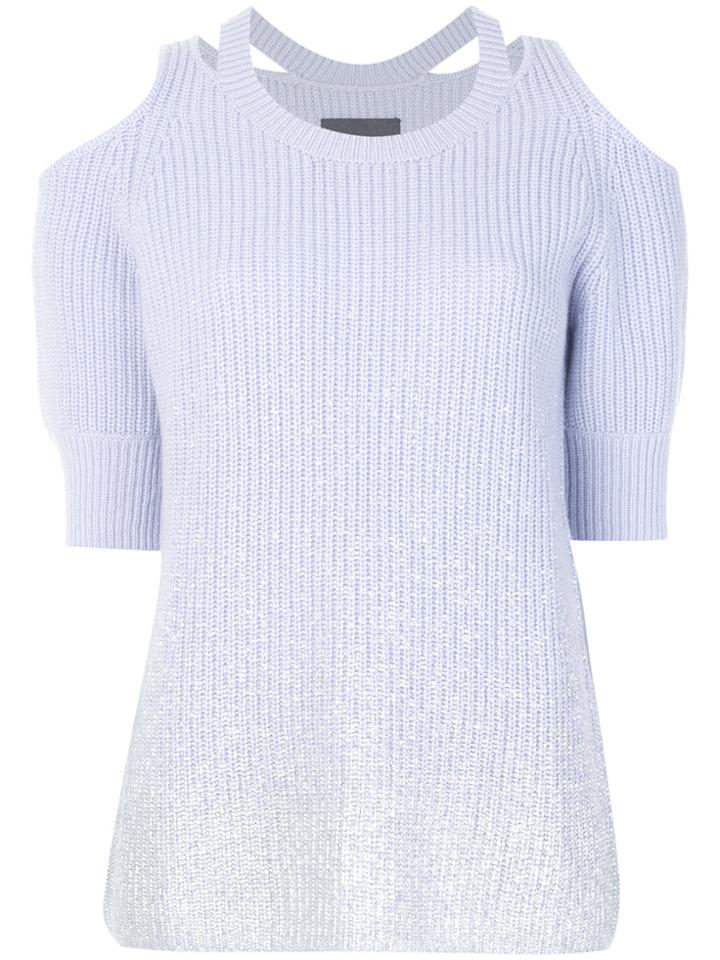 Zoe Jordan Aristotle Knitted Top - Blue