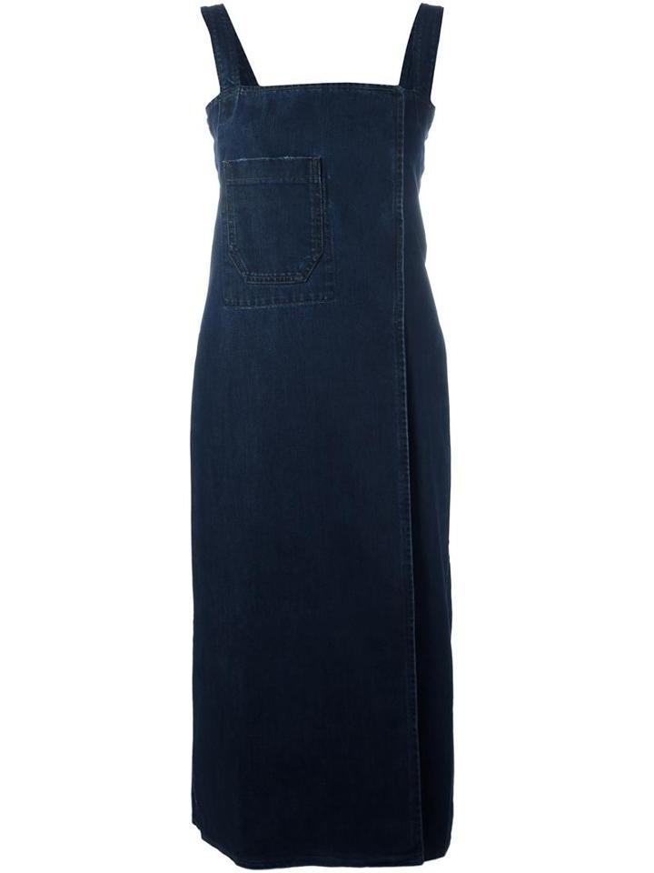 Each X Other 'wrap' Denim Dress, Women's, Size: Xs, Blue, Cotton