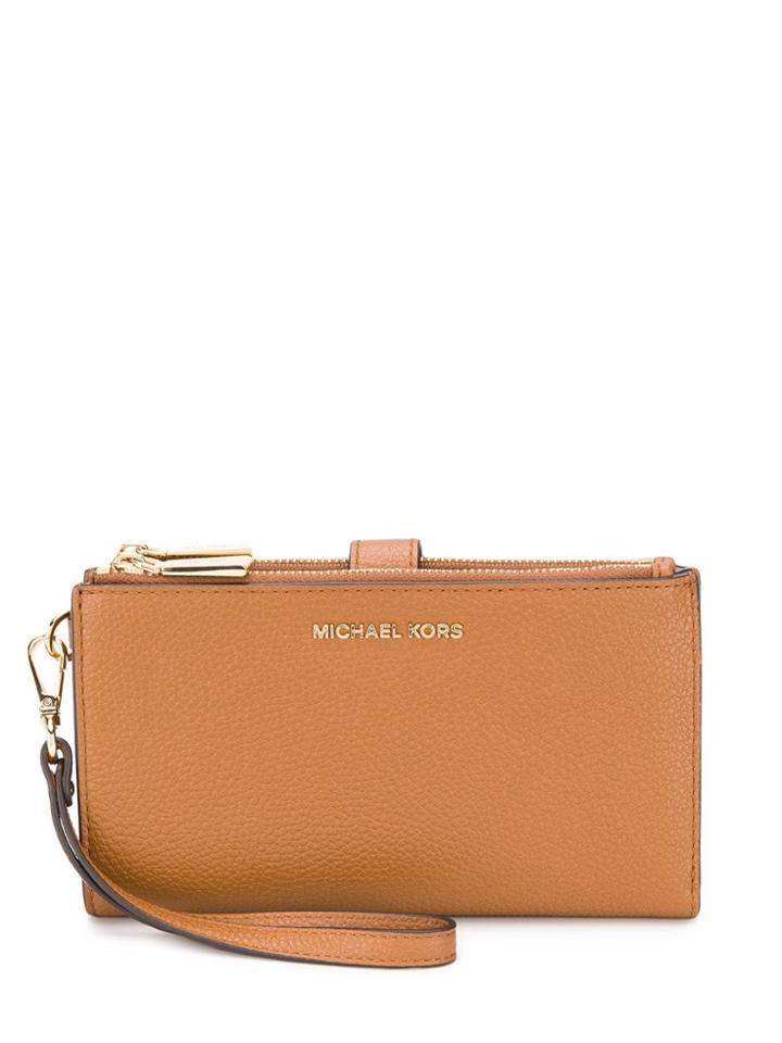 Michael Michael Kors Wristlet Continental Wallet - Brown