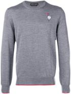 Alexander Mcqueen Longsleeved Loose Sweater - Grey