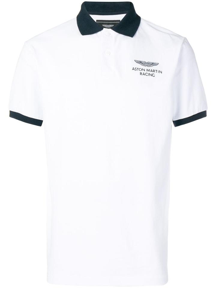 Hackett X Aston Martin Racing Polo Shirt - White