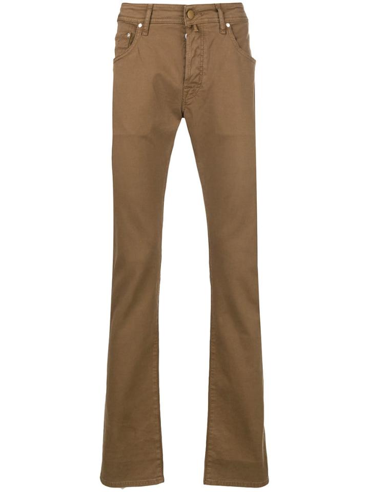 Jacob Cohen Slim Regular Trousers - Brown