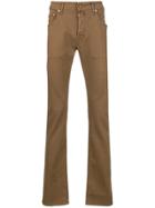 Jacob Cohen Slim Regular Trousers - Brown
