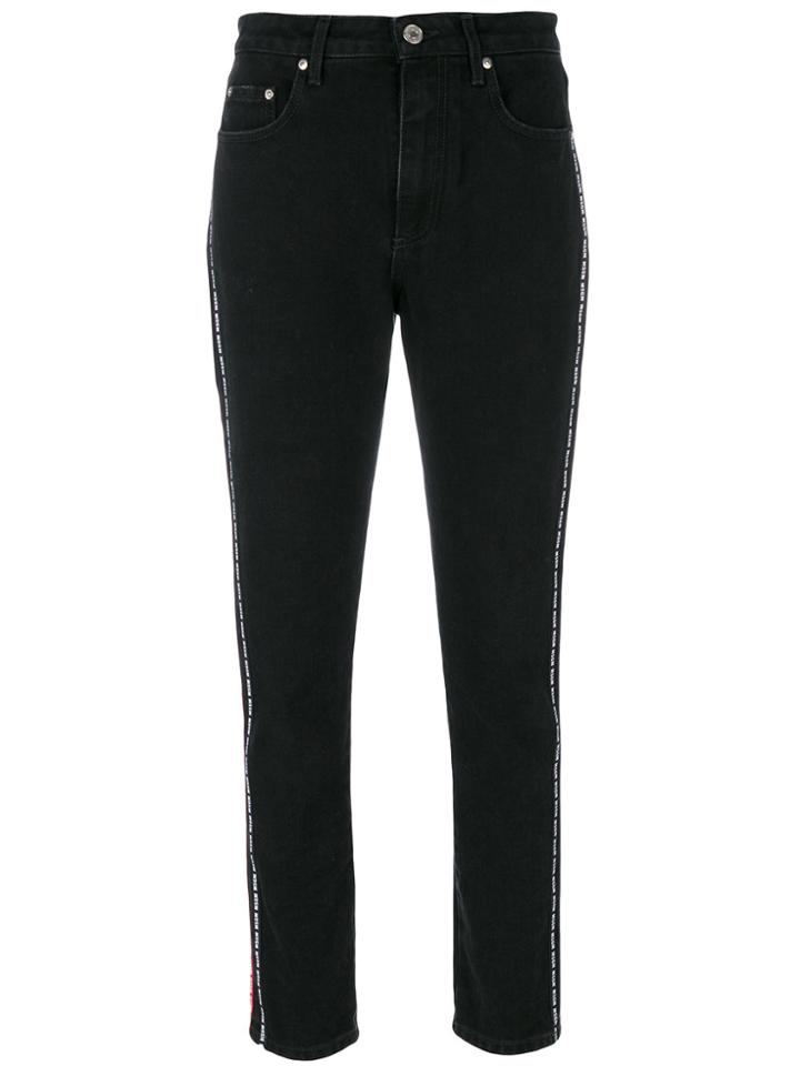 Msgm Side Panelled Trousers - Black