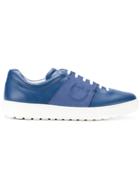 Salvatore Ferragamo Oxford Saddle Sneakers - Blue