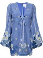 Alice Mccall Honeycomb Daisy Mini Dress - Blue