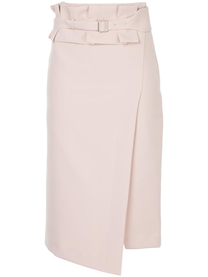 Aula Belted Midi Skirt - Pink & Purple