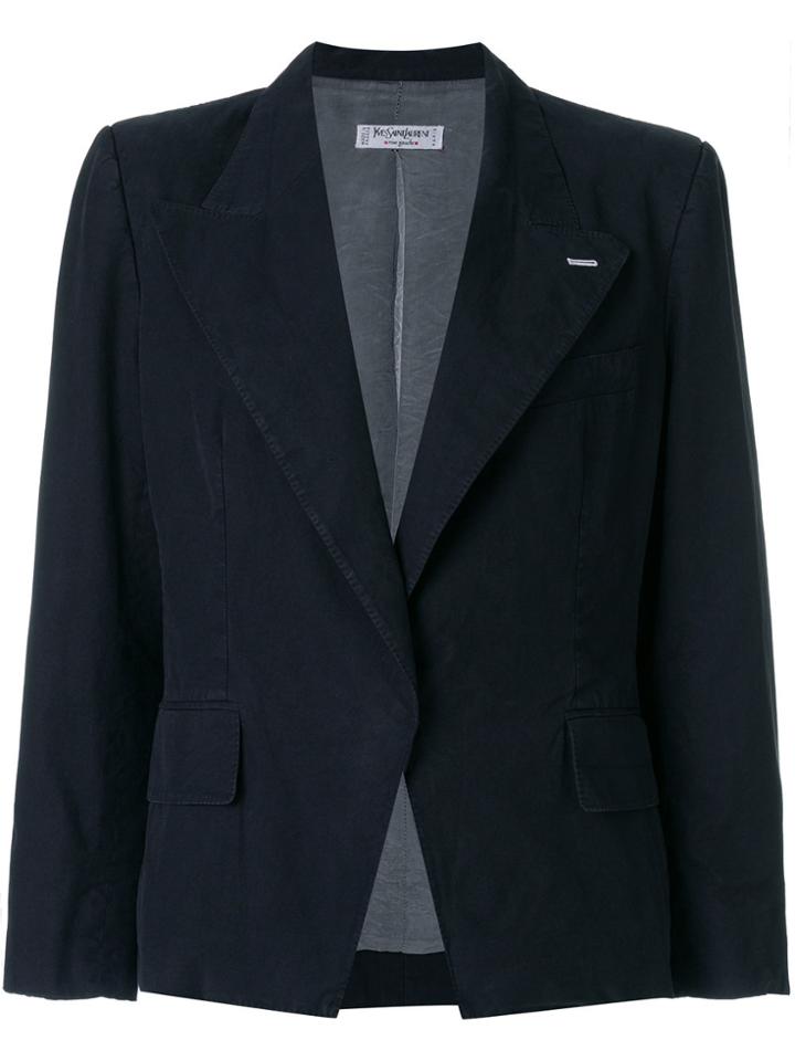 Yves Saint Laurent Vintage Fitted Blazer - Black