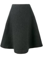 Miu Miu Full High Waisted Midi Skirt - Grey