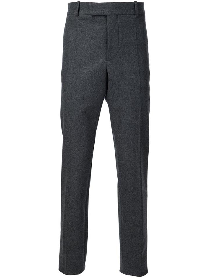 Marni Wool Felt Trousers, Men's, Size: 46, Grey, Polyamide/spandex/elastane/virgin Wool