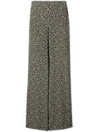 Michael Kors Collection Animal Print Trousers - Brown