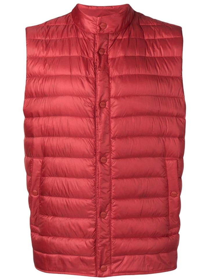 Herno Padded Vest - Red