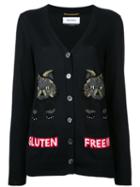 Muveil - Gluten Free Cardigan - Women - Cotton - 38, Black, Cotton