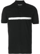 Neil Barrett Brush Stroke Polo Shirt - Black