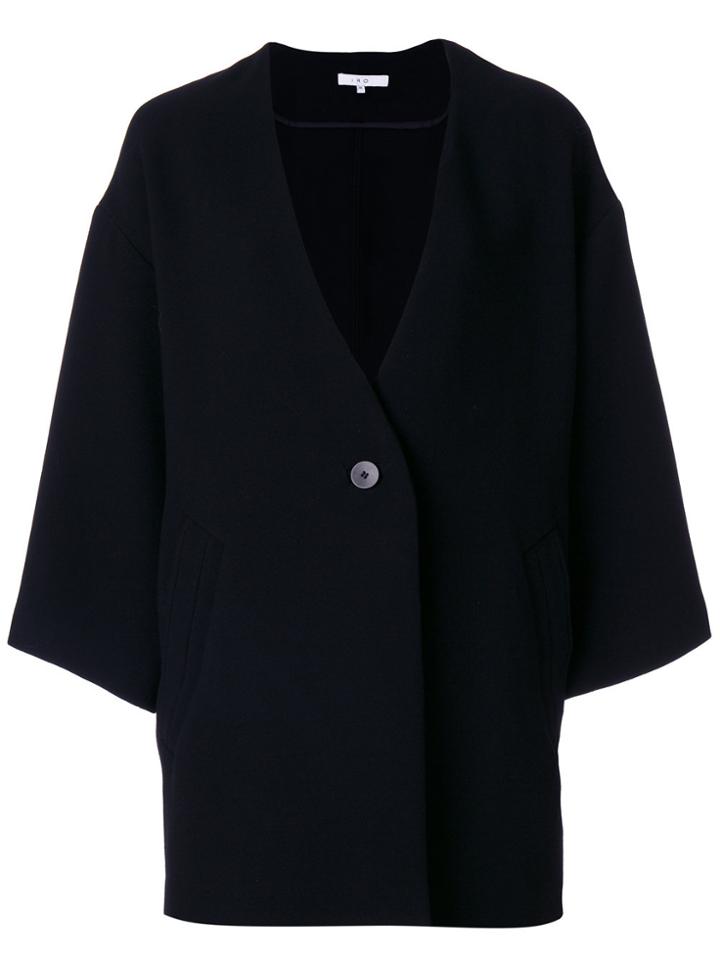 Iro Three-quarter Sleeve Jacket - Black