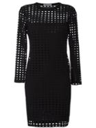 Alexander Wang Circular Hole Dress, Women's, Size: Xs, Black, Polyester/spandex/elastane/rayon/rayon