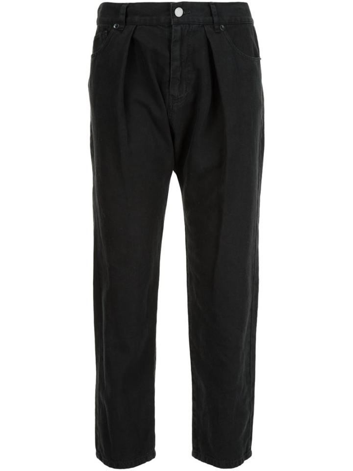 Nili Lotan Cropped Pleated Trousers