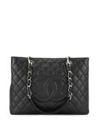 Chanel Pre-owned '13s Quilted Chain Hand Bag - Black